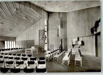 72270 W7292 Obertal , Kr Freudenstadt Foto AK Inneres der Kath. Markuskirche Fotograf Hell
