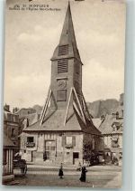 14600 Honfleur Foto AK Kirche Ste-Catherine