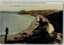 22310 Plestin-les-Greves Foto AK Schwimmbad Strand Saint-Efflam