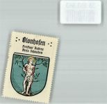 87662 W8951 Blonhofen b Osterzell Vignette Wappenmarke Kaffee Hag