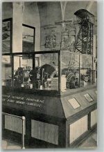 W8000 München Modell einer Förderanlage System Ilgner-Siemes-Schuckert im Deutschen Museum Bergbau