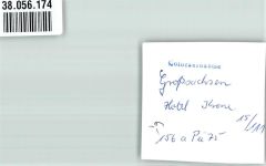 69493 W6945 Großsachsen - Hotel Krone Foto Original aus Archiv eines Ansichtskartenverlages