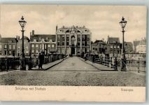 4381 Vlissingen Foto AK Rathaus Schiffsbrücke
