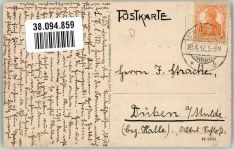 99706 O5400 Sondershausen , Thür 1917