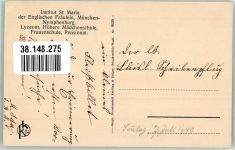 80331 W8000 Nymphenburg - Institut St. Maria der Englischen Fräulein Festsaal Verlag Kettling & Krüger Nr. 9629