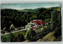 01445 O8122 Radebeul 1908 Foto AK Gasthaus Meierei Lössnitzgrund