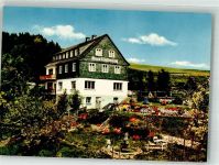 34508 W3542 Schwalefeld Foto AK Pension Haus Waldesruh Fotograf Werner