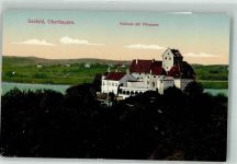 82229 W8031 Seefeld , Oberbay Foto AK Schloss mit Pilsensee