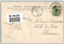 Marie Tauben Veilchen Name auf AK 1911 Prägedruck