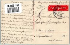86150 W8900 Göggingen , Bay Gebrauchsspuren Feldpost WK I Denkmal Hessings heilanstalt