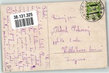 Spruch N.K.V.B. 19713 Lebkuchen 1922