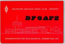 W3507 Baunatal DF0AFZ Sonderstation für AFUZ Amateurfunk-Zentrum Qsl-Karte