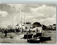 18586 O2356 Baabe , Ostseebad Foto AK Dampferanlegestelle