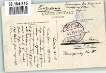 Leuven Louvain / Löwen 1915 Foto AK Feldpost WK I Lüttich