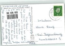 93444 W8493 Kötzting Foto AK Panorama des Ortes Marktstraße Filialkirche St. Veit Kreuzfelsen auf dem Kaitersberg Fotograf Kohlbauer