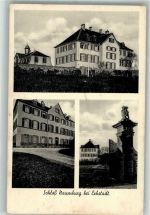 61130 W6369 Erbstadt 1940 Foto AK Schloss Naumburg