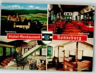 63549 W6451 Ronneburg , Hess Foto AK Die Ronneburg mit Hotel Gasthaus Ronneburg