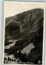 Schneekoppe Foto AK Riesengebirge Riesengrund