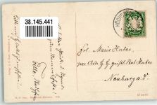89420 W8884 Höchstädt a d Donau 1908 Foto AK Kirche Denkmal Gasthaus marktplatz