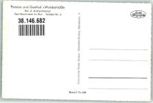 93453 W8497 Neukirchen b Hl Blut Foto AK Pension Waldschlößl Gasthaus