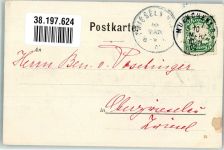 W8000 München Adelskorrespondenz Maximilianbrücke Dr. Trenkler & Co. 1902