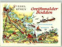 17509 O2201 Wusterhusen - Greifswalder Bodden Landkarte