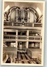 O6060 Zella-Mehlis Magdalenenkirche Kirchenorgel Foto AK