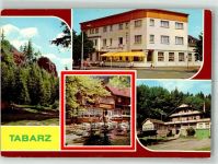 99891 O5808 Tabarz , Thüringerw 1981 Foto AK Hotel HO Taborzer Hof Gasthaus Massemühle Schweizerhaus