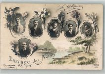 Die Bedeutung von männlichen französischen Namen REX 4175 Name auf AK 1912