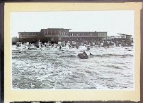 27472 W2190 Döse FOTO KEINE AK Foto montiert auf Karton Strandhaus baden
