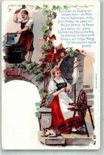 Spinnrad Ambos Poesie / Liebe Nr. 571 Schmied