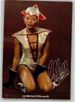 Liz Mitchell von der Popband Boney M. Fotograf Didi Zill Rock / Pop Foto AK