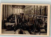 W8111 Walchensee , Oberbay Maschinenhalle des Krafthauses Walchernseewerk Kraftwerk Foto AK