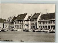 06366 O4370 Köthen , Anh Foto AK Marktplatz Wartburg Trabant Fotograf Melzer