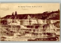 Hot Springs Terrace Yellowstone Motiv USA Foto AK