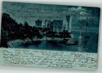 34100 Trieste / Triest / Trst 1901 Mondschein Schloss Miramar