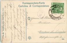 47045 Miramare di Rimini 1913 Foto AK Schloss