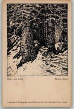 sign. Ende Hans am Winterwald Kunstgeschichte Worpswede Künstlerkarte