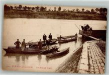 71350 Verdun-sur-le-Doubs 1925 Foto AK Doubs
