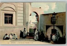 Sousse 1914 Foto AK Tracht Un Coin du Cotrolé