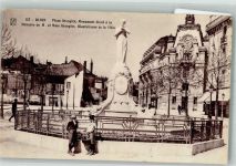 21000 Dijon Foto AK Denkmal Mme Grangier Place Grangier