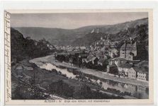 Altena mit Blick vom Kiküm und Krankenhaus gelaufen von 1931. Gute Erhaltung.