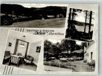 51709 W5277 Dürhölzen b Gimborn Foto AK Gasthof Pension Gasthaus Hütt Zimmer Wandbild