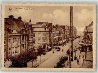 De Panne Foto AK Avene de la Mer Auto Geschäft