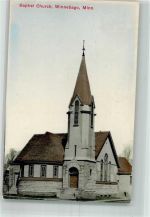 Minneapolis Foto AK Winnebago Kirche Baptist Minnesota