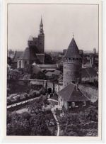 Tangermünde mit Blick auf St. Stephanskirche von der Burg ungelaufen Gute Erhaltung.