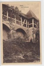 Stadtmauer in Zerbst gelaufen. Marke entfernt. Rückseite leicht fleckig, sonst gut erhalten.