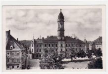 Großenhain mit Rathaus. Feldpost, mit Stempel von 1940. Leichter Stempeldurchdruck, leicht bügig, sonst gut erhalten.