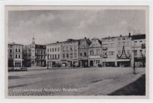 AK Lissa Leszno Wartheland Marktplatz Nordseite, ungelaufen gut erhalten.