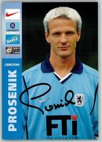 W8000 München Christian Prosenik Autogramm TSV München 1860 persönliche Daten Fußball KEINE AK